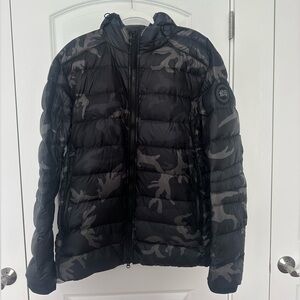 Canada Goose Crofton Print Hoodie Black Label - Men's